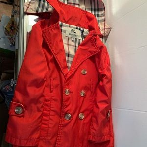 jacket for girl size small Burberry
